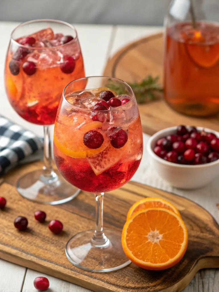 Cranberry-Aperol Spritz