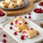 Cranberry Cream Cheese Crescent Bites