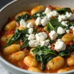 Creamy Gnocchi with Spinach and Feta Recipe