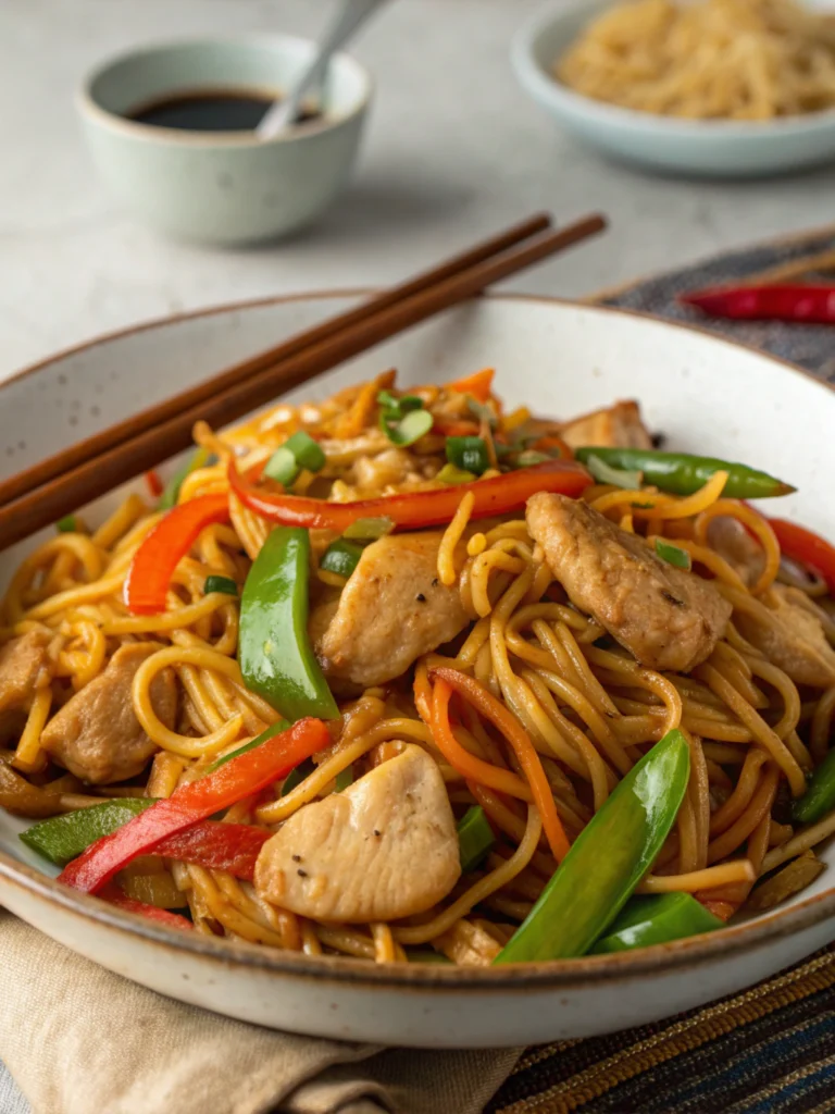 Easy Chicken Lo Mein Recipe