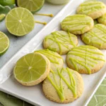Easy Key Lime Cookies with Lime Glaze