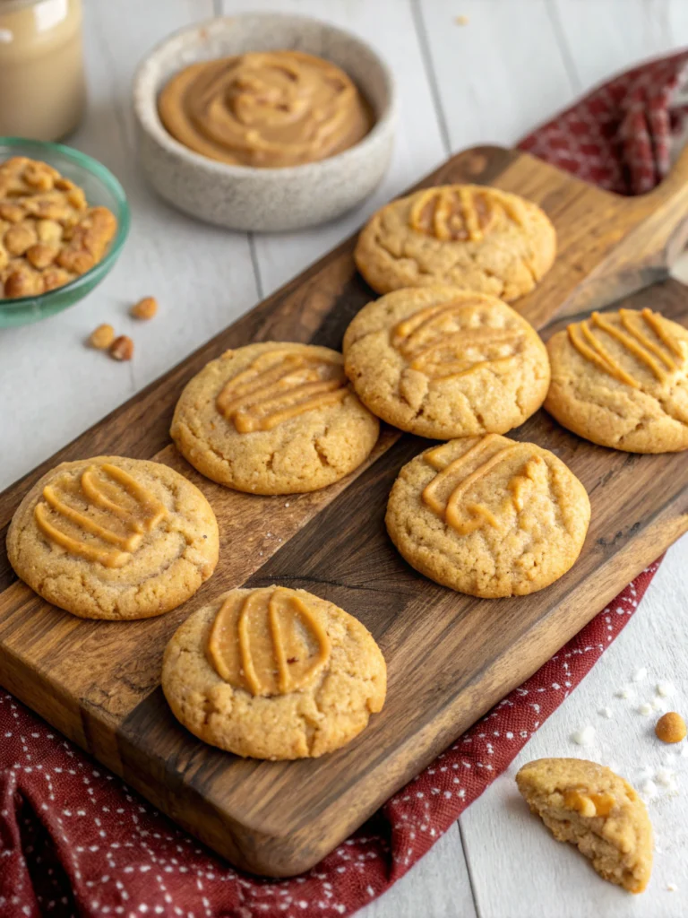 Easy Peanut Butter Oatmeal Cookies