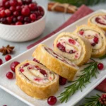 Festive Christmas Cranberry Roll Ups