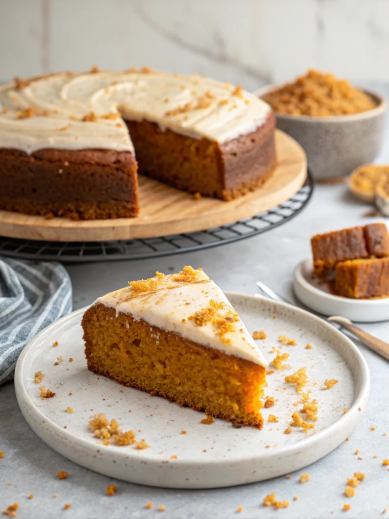 Flourless Sweet Potato Ginger Cake