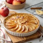 French Apple Custard Pie