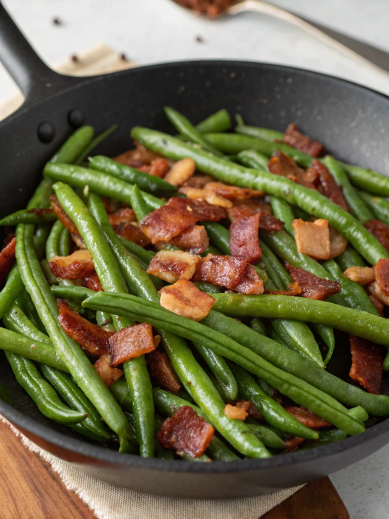 Fresh Southern Green Beans with Bacon