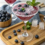 Frostbite Blueberry Martini Cocktail Recipe