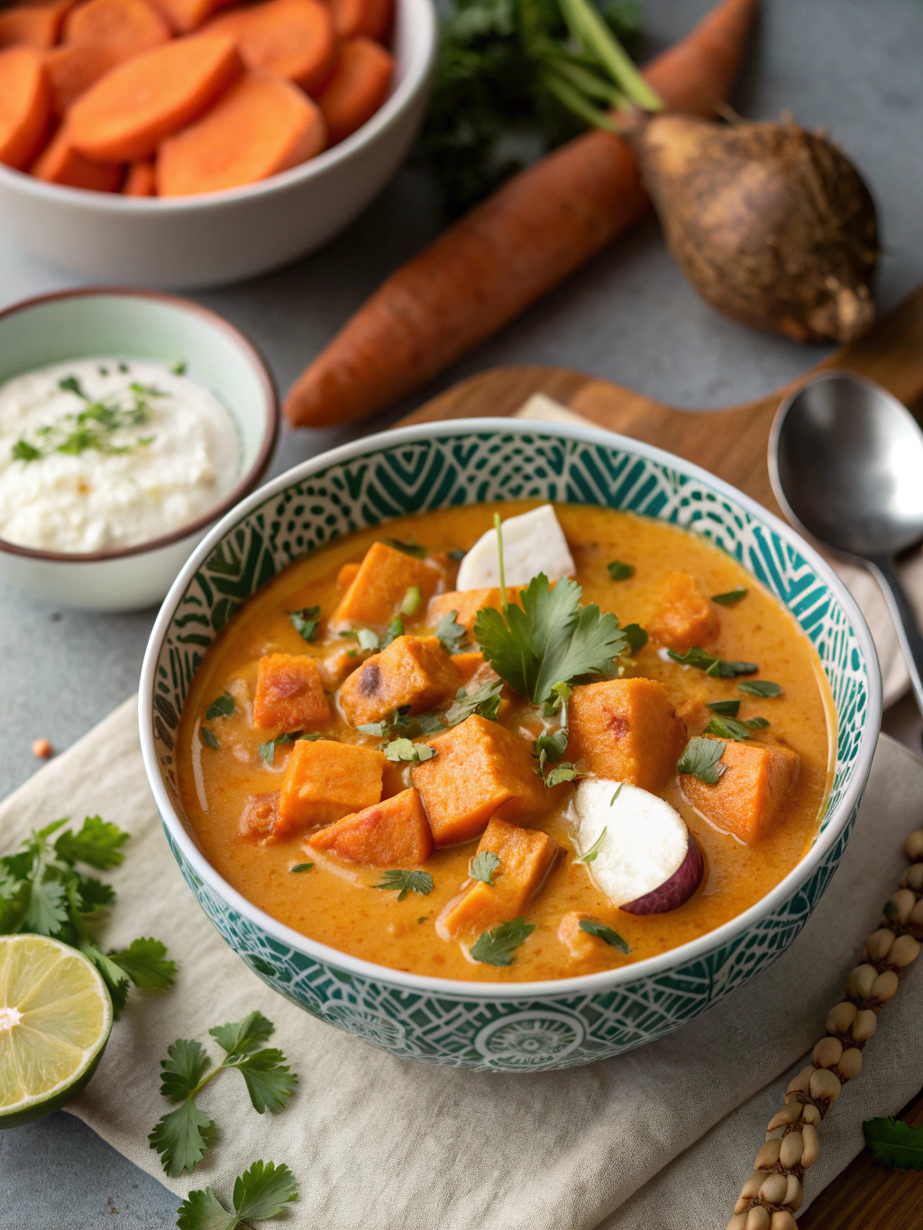 How to Make a Ginger Sweet Potato Coconut Milk Stew in 7 Simple Steps