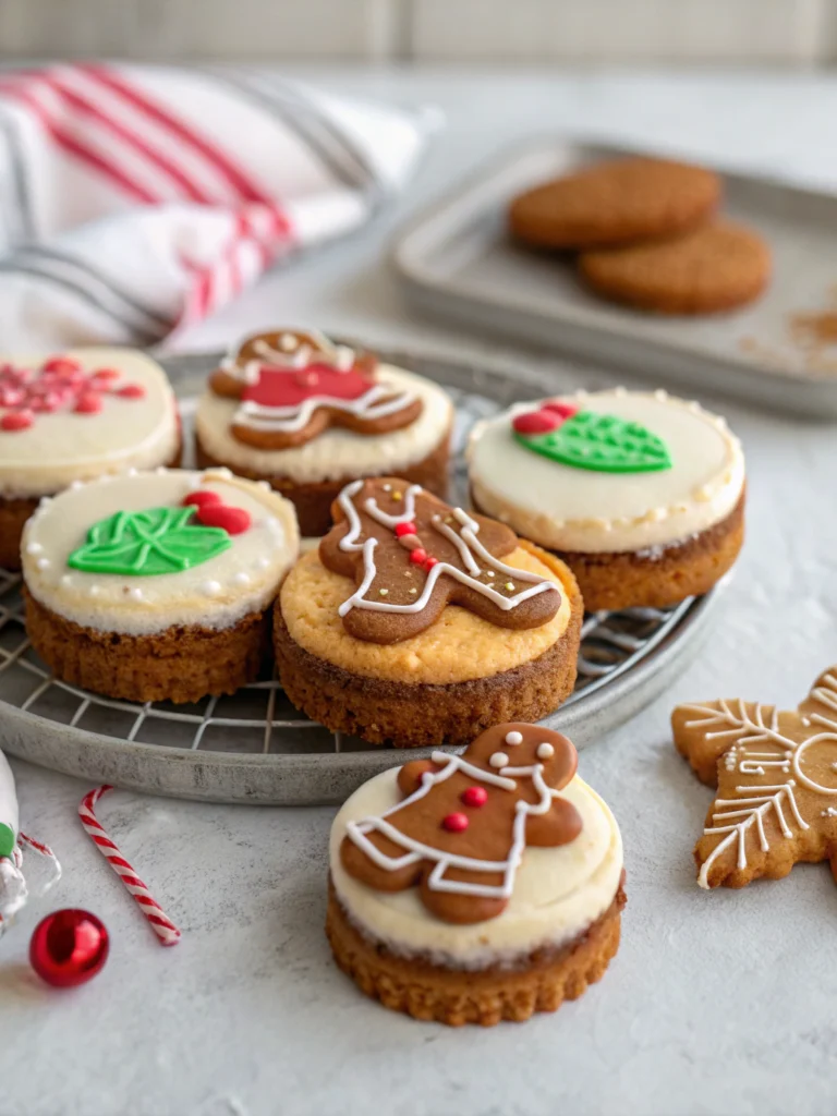 Gingerbread Cheesecake Cookies