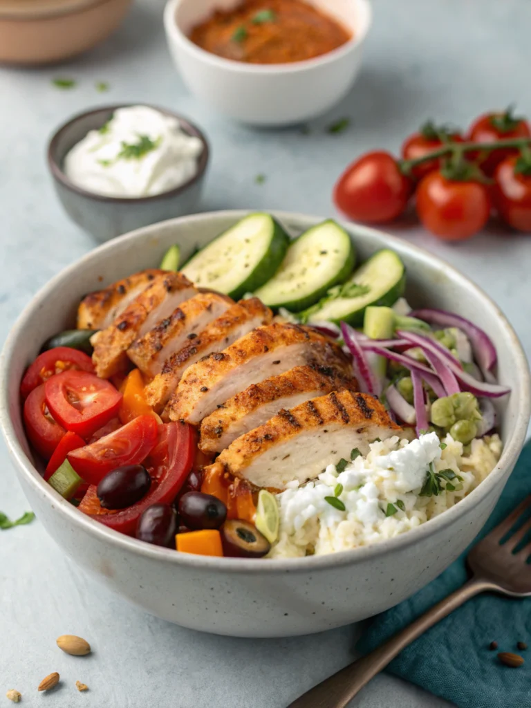 Greek Chicken Bowls
