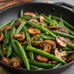 Green Beans with Mushrooms
