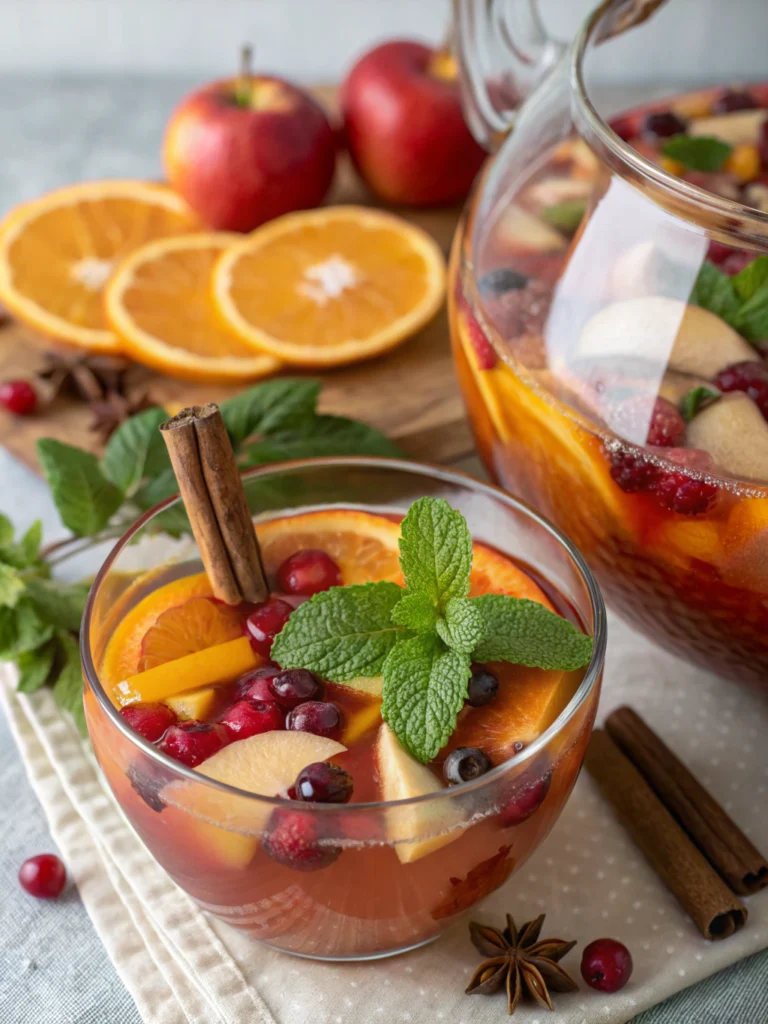Harvest Rum Punch (Christmas Recipe & Thanksgiving Recipe)