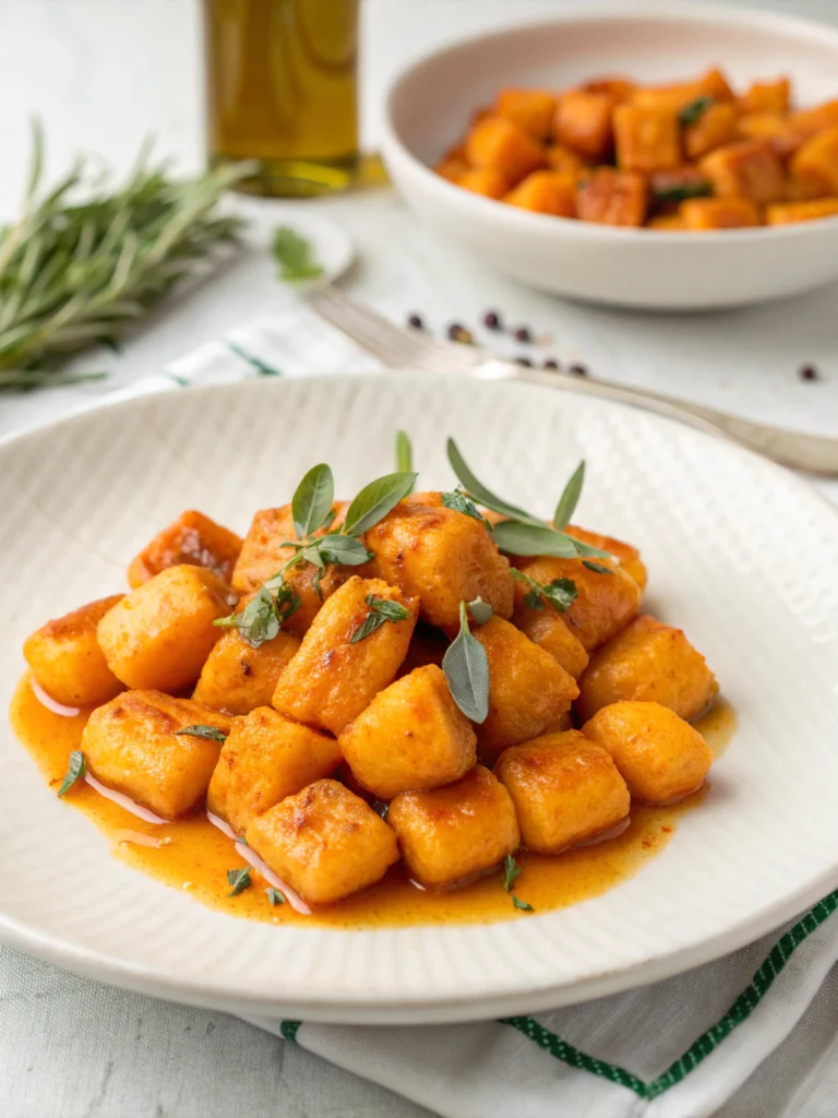 Healthy Sweet Potato Gnocchi