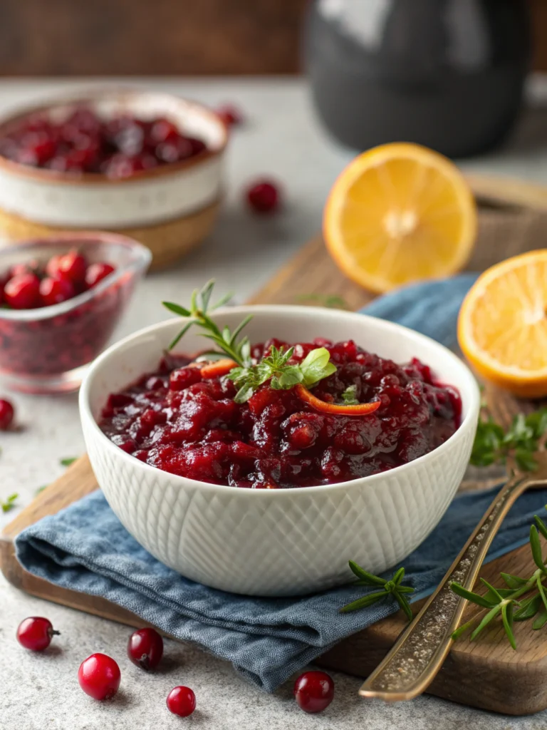 Homemade Cranberry Sauce