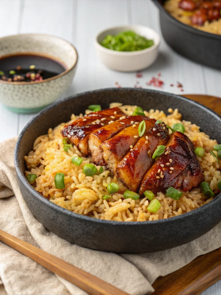 Honey BBQ Chicken Rice