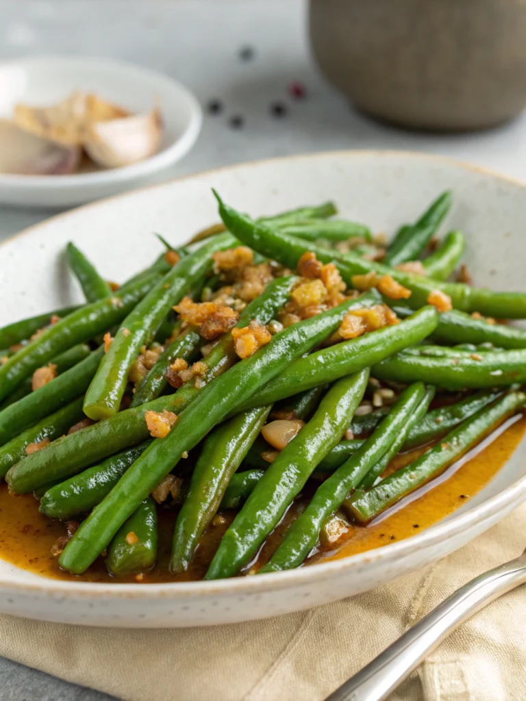 Honey Garlic Green Beans