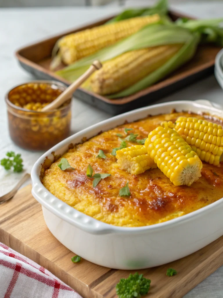 Honey-Glazed Corn Casserole