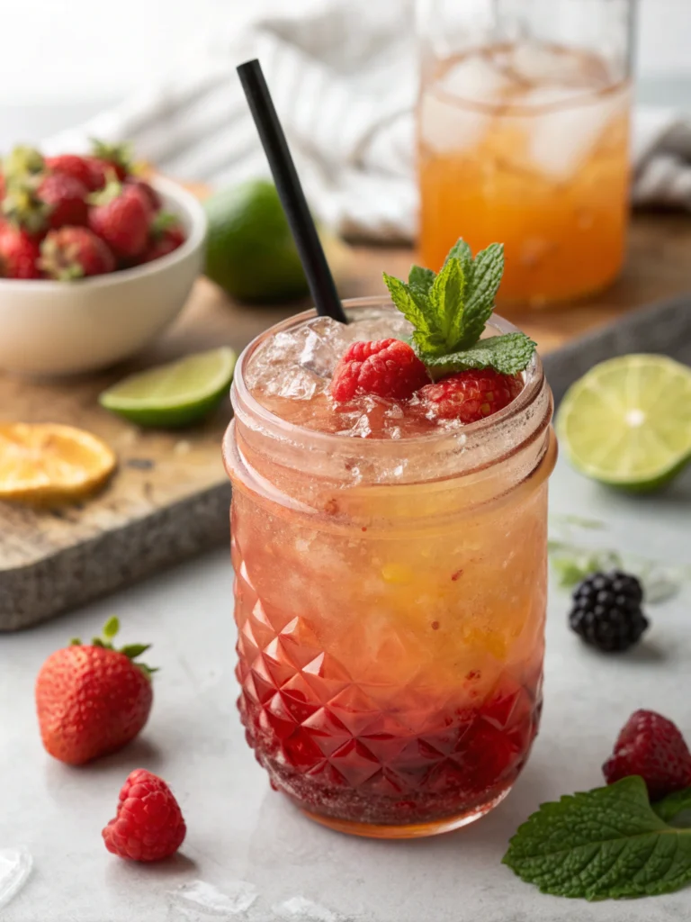 Jam-jar cocktail