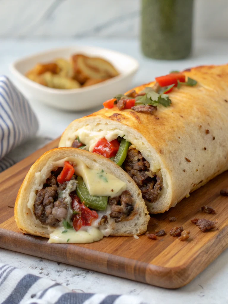 Keto Philly Cheesesteak Rolls