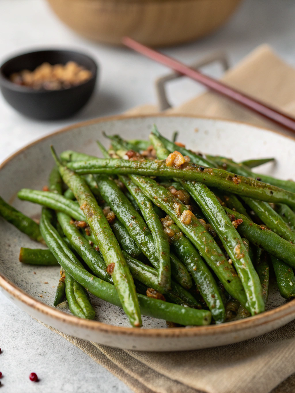 Miso Green Beans