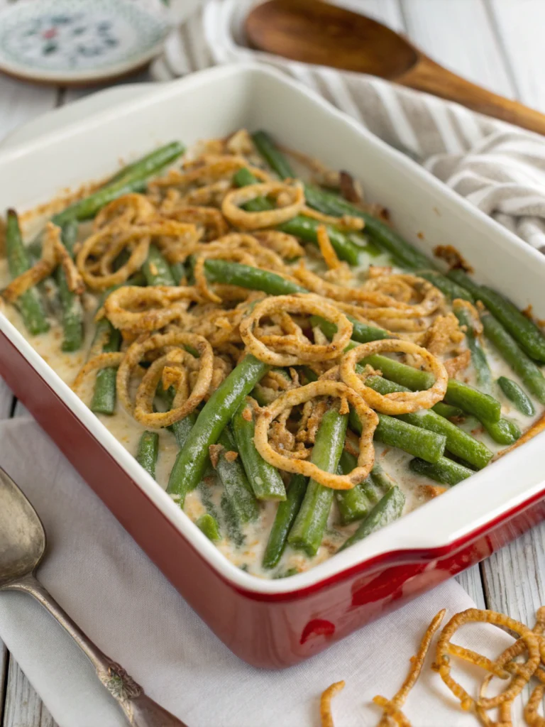Mouthwatering Campbells Green Bean Casserole