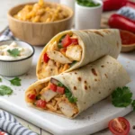 Ooey-Gooey Cheesy Garlic Chicken Wraps You’ll Devour