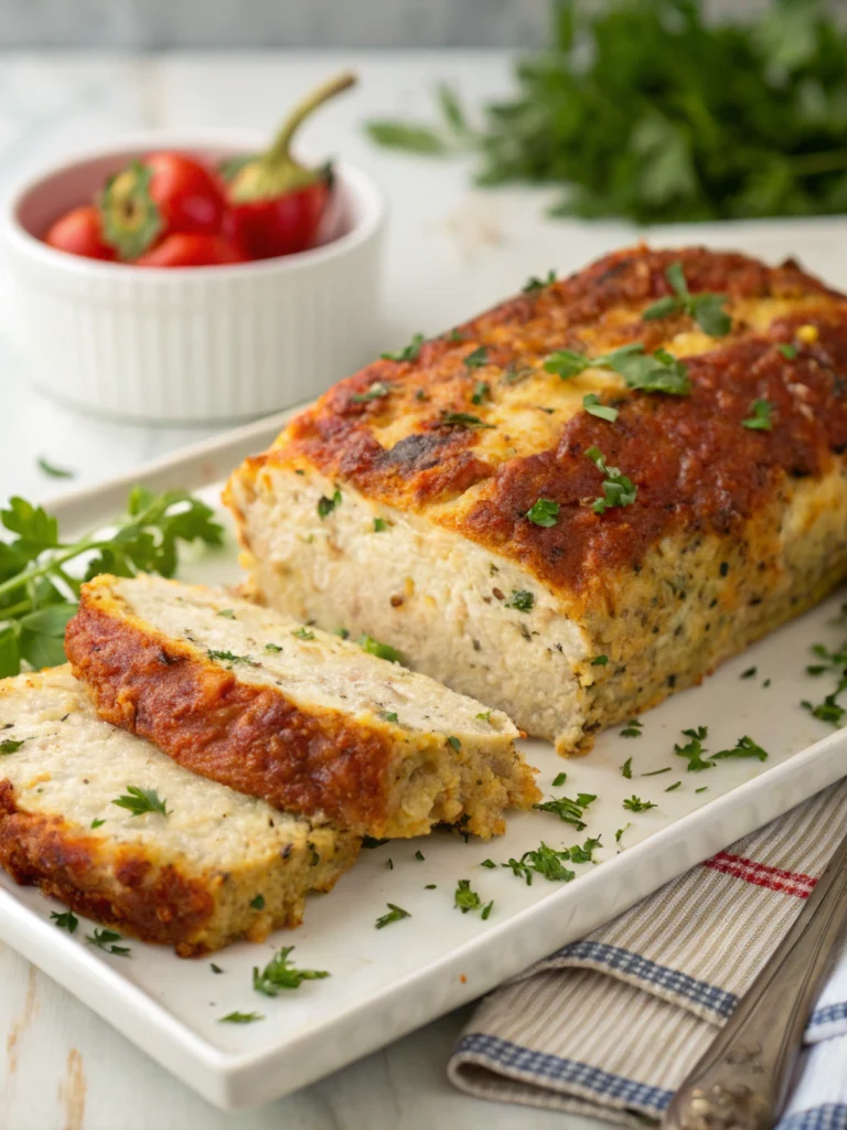 Parmesan Chicken Meatloaf