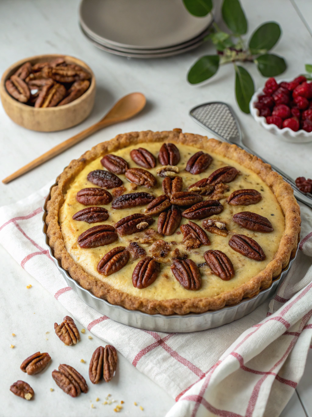 Pecan Cheesecake Pie
