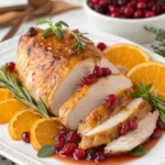 Perfect Cranberry Orange Glazed Turkey Breast for the Holidays