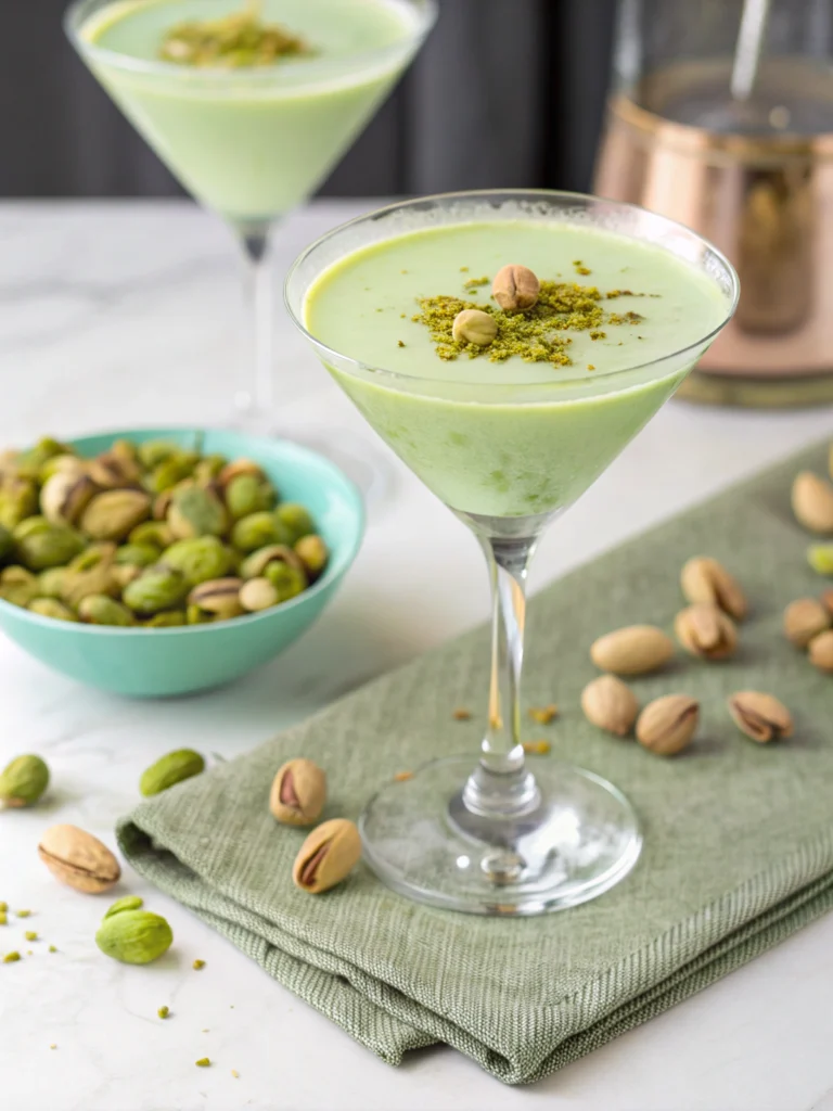 Pistachio martini