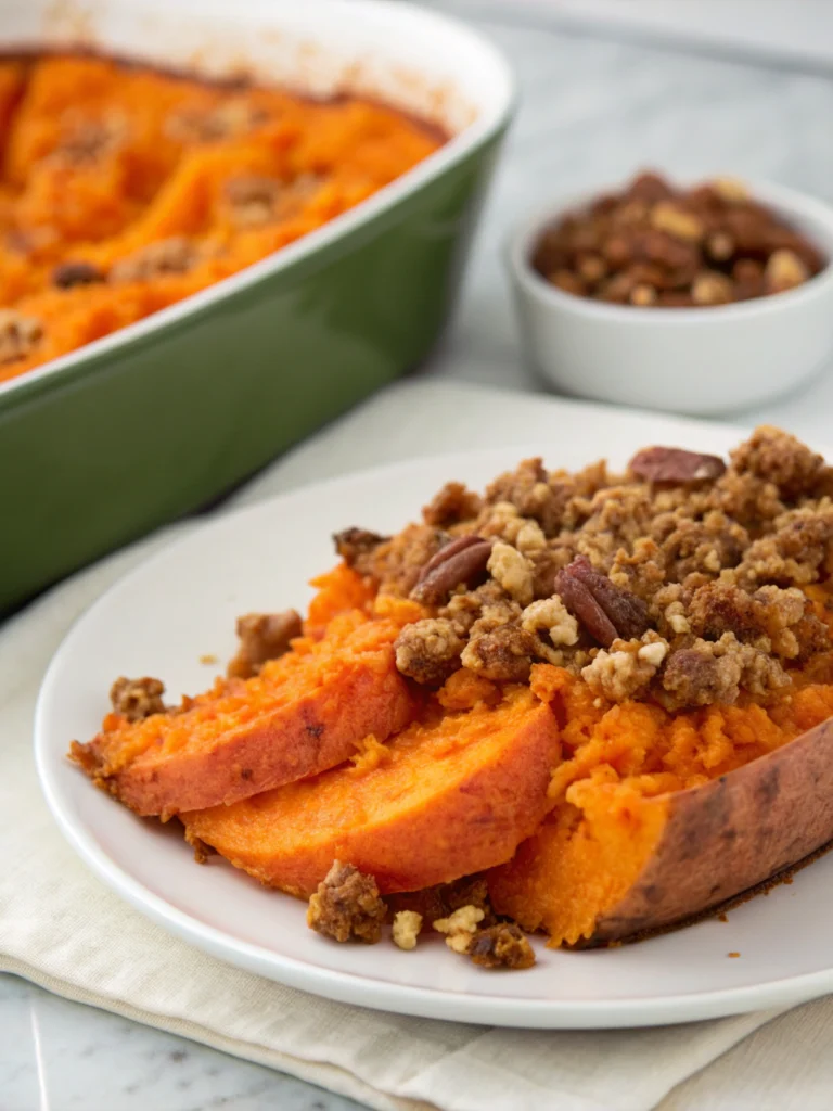 Quick and Easy Sweet Potato Casserole