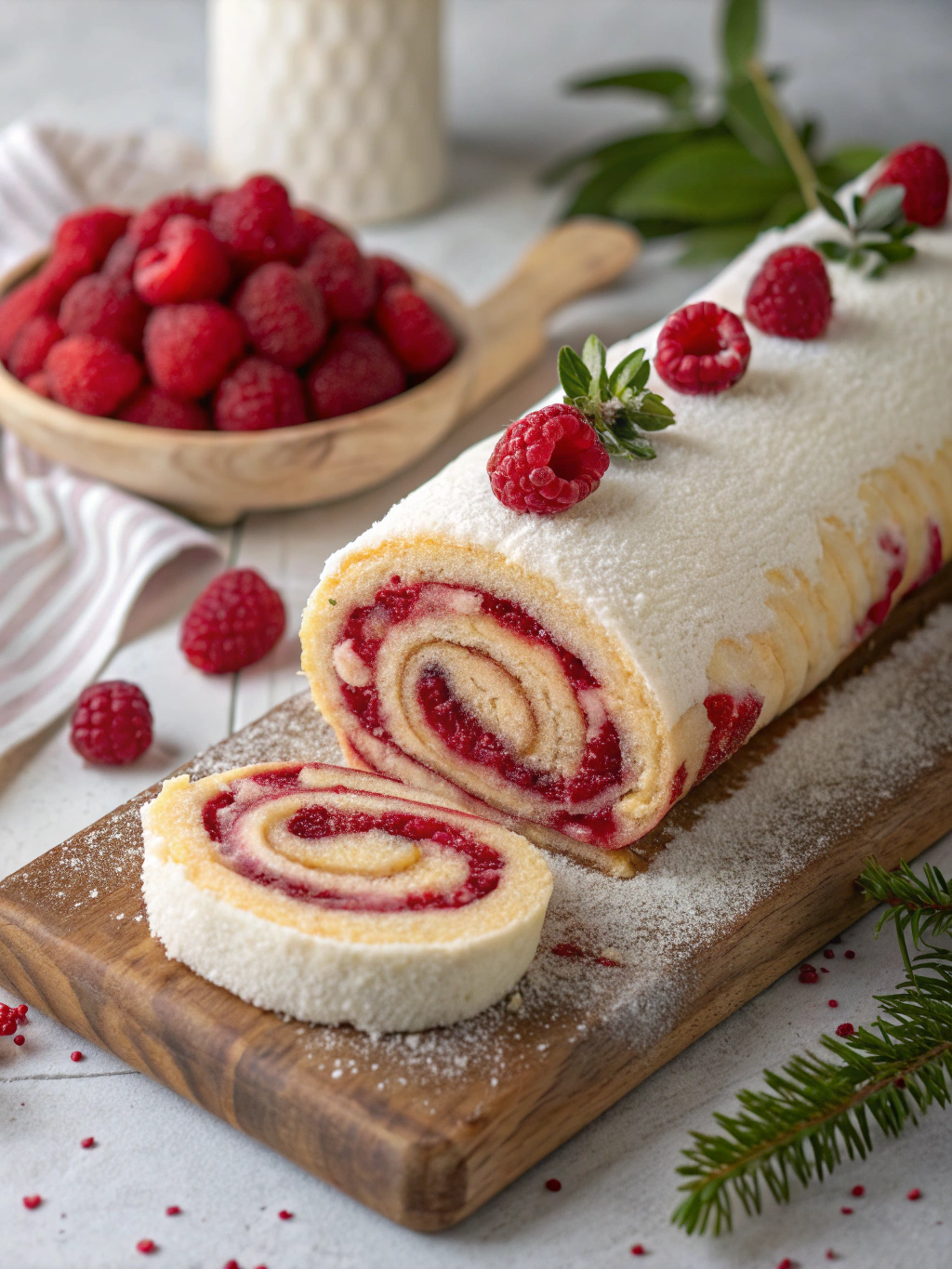 Raspberry Swirl Christmas Roll: 7 Steps to Your Best Holiday Dessert 3 Raspberry Swirl Christmas Roll