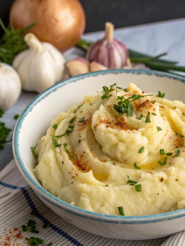 Roasted Garlic Mashed Potatoes