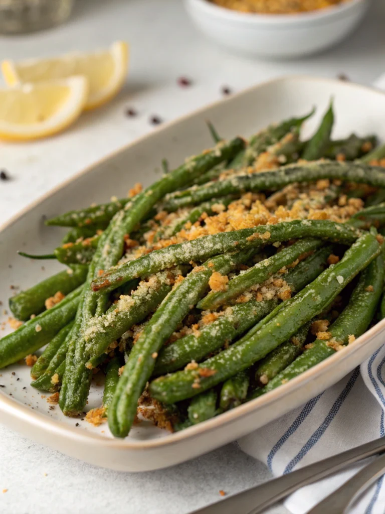 Roasted Parmesan Green Beans