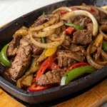 Sizzling Chinese Pepper Steak with Onions