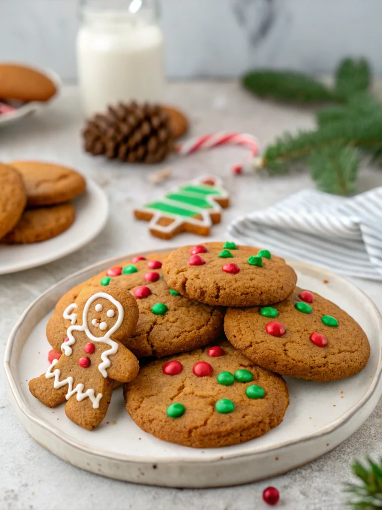 Soft & Chewy Gingerbread Cookies