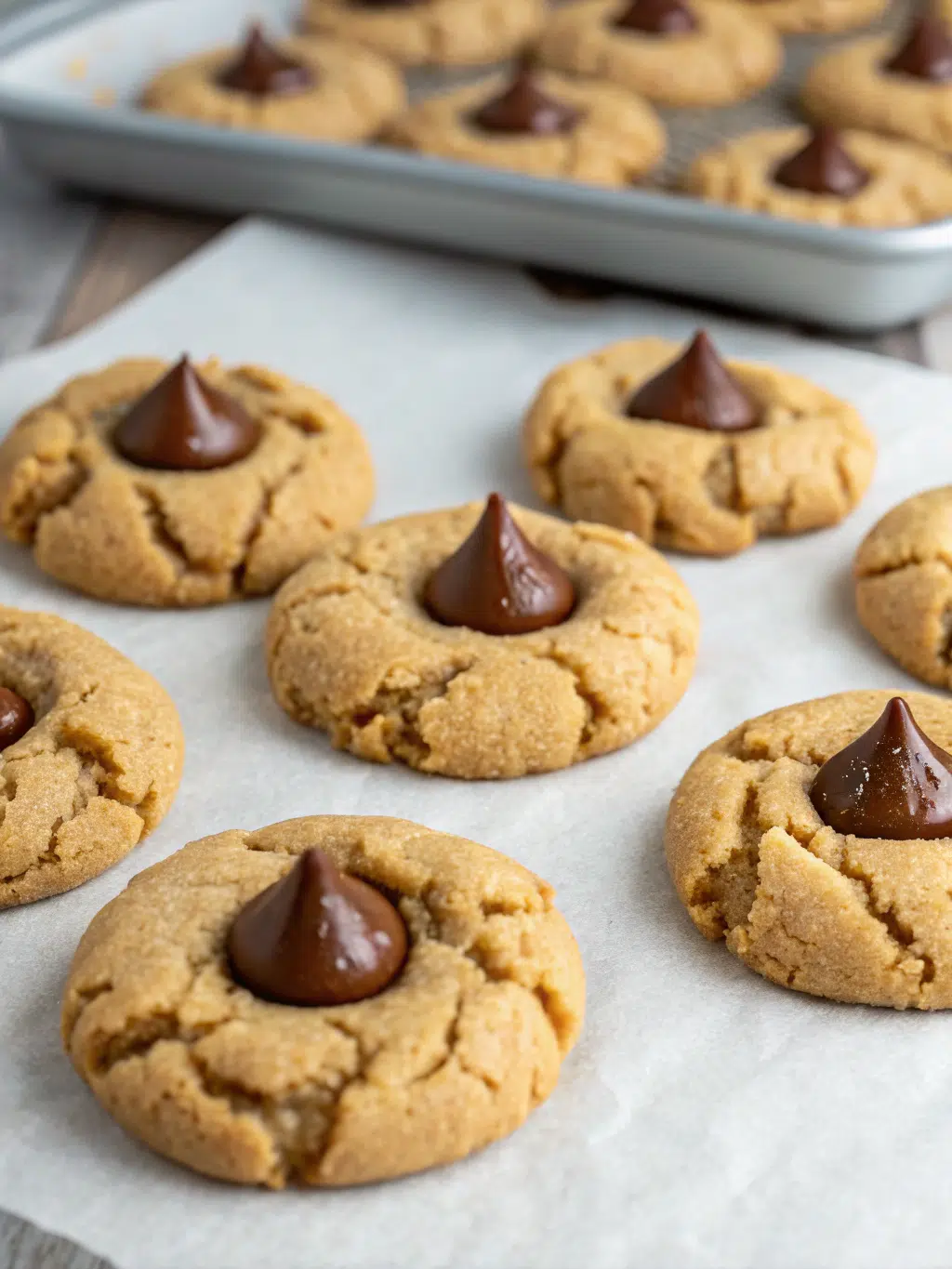 Soft and Chewy Peanut Butter Blossoms