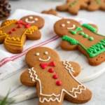 Soft and Chewy Gingerbread Man Cookies (No Spread!)