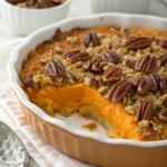 Southern Sweet Potato Casserole with Crunchy Pecans
