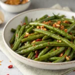 Spicy Garlic Green Beans