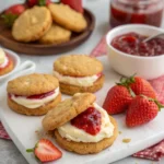 Strawberry Cheesecake Cookies Recipe with Homemade Jam