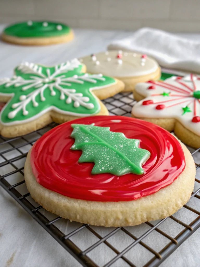 Sugar Cookie Icing That Hardens – Smooth, Shiny Icing For Holiday Cookies