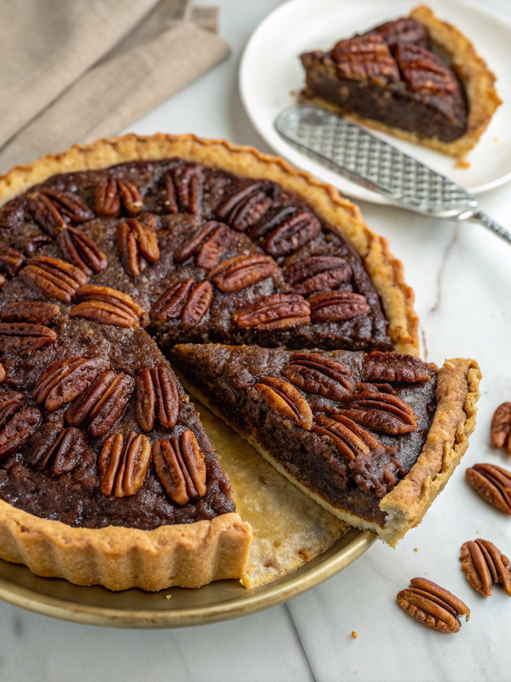 Texas Chocolate Pecan Pie