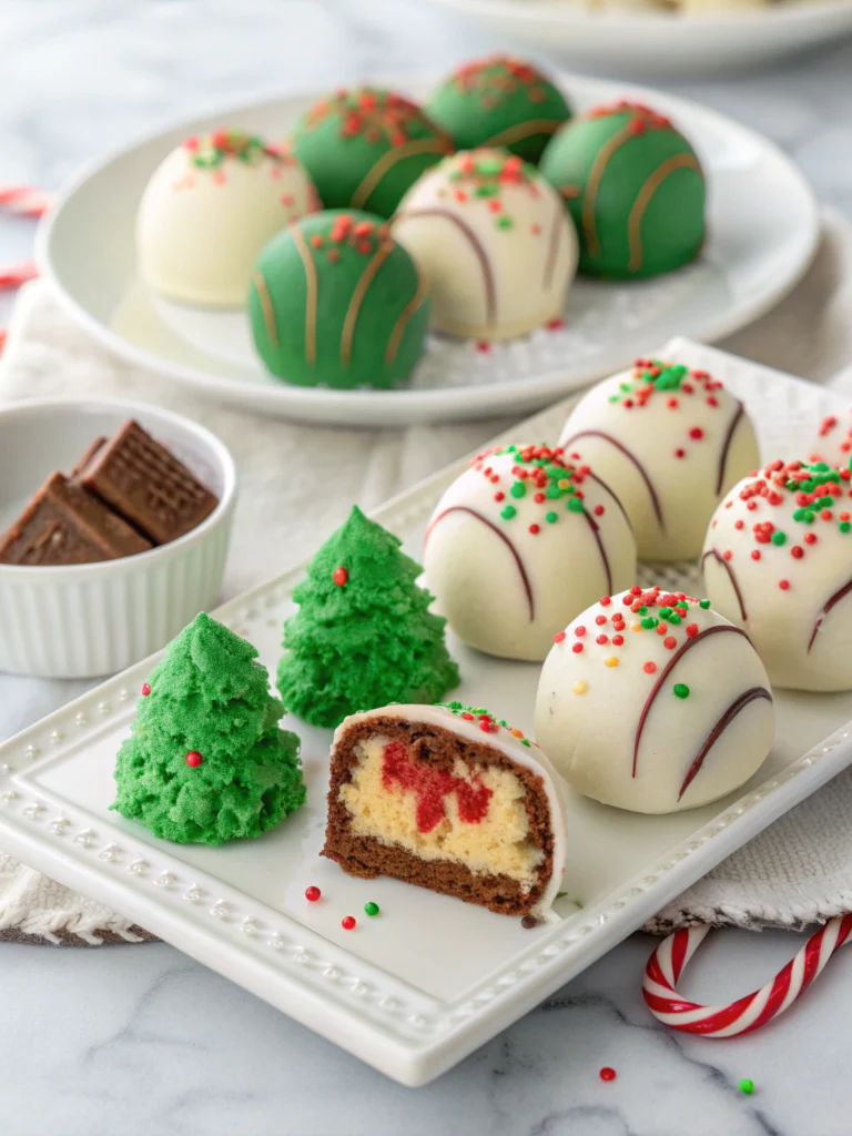 The Best Little Debbie Christmas Tree Cake Truffles