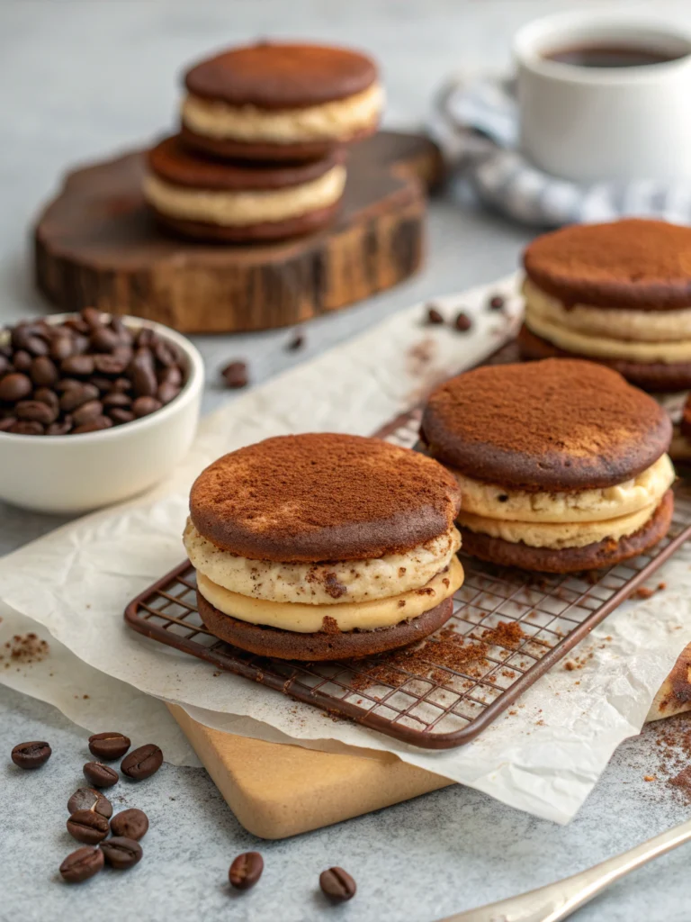 Tiramisu Cookies (Soft and No Chill)