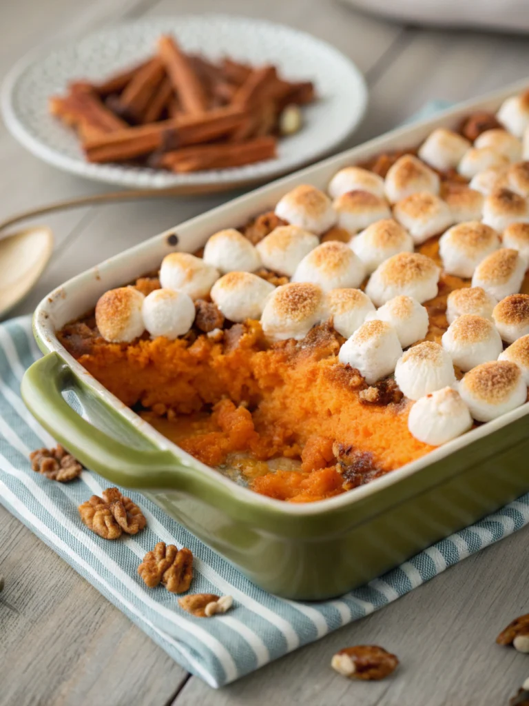 Ultimate Sweet Potato Casserole With Marshmallows
