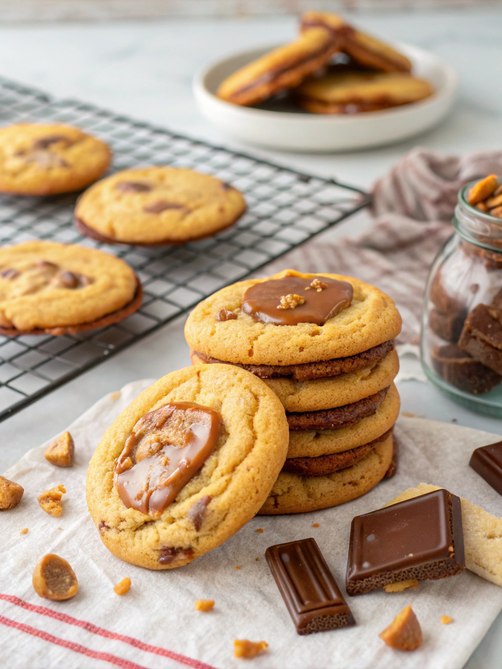 Ultimate Twix-Style Cookies
