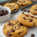 Ultra Thick and Chewy Chocolate Chip Cookies