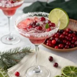 White Christmas Cranberry Margarita
