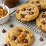 salted caramel chocolate chip cookies